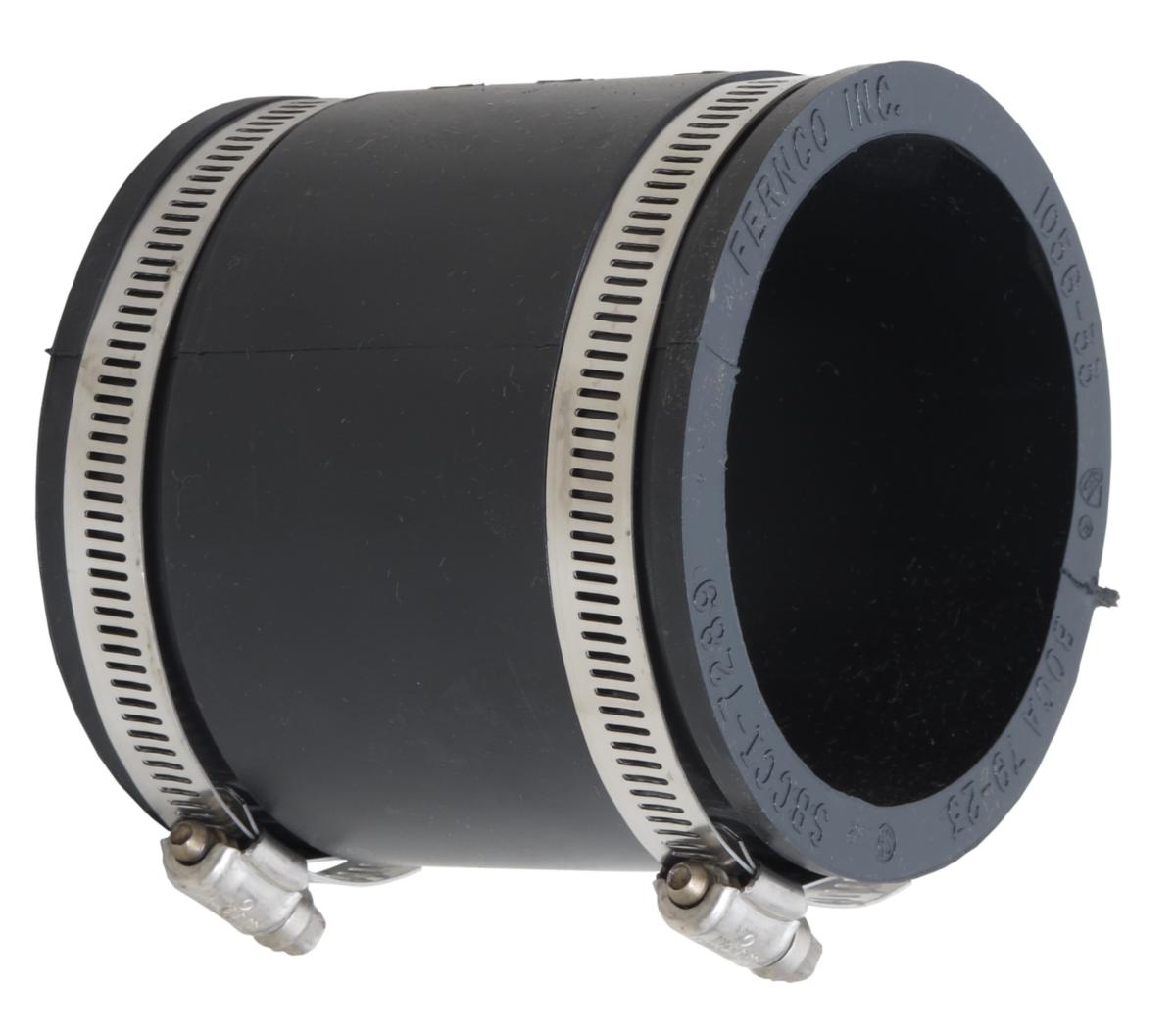 Fernco straight pipe fittings - 70-75 FERNCO NORM PIPE-PLASTIC SPAN 70-88, L=101MM
