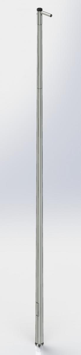 Stolpe med armaturtapp eller armaturkrona, ESV - STOLPE 10M 1 ARM 0.3M RL ESV
