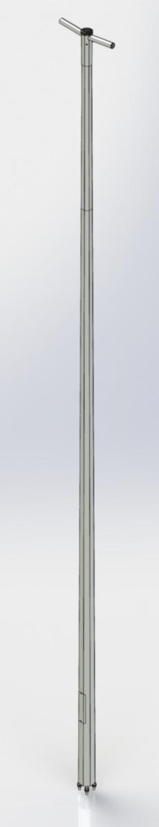 Stolpe med armaturtapp eller armaturkrona, ESV - STOLPE 10M 2 ARM 0.3M RL ESV