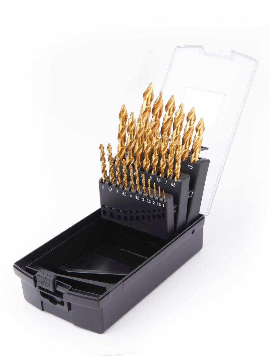 Borrsats Ironside HSS-E stegspets 25 Delar - BORRSATS IRONSIDE STEGSPETS HSS-E STEP 1-13MM M2 203520