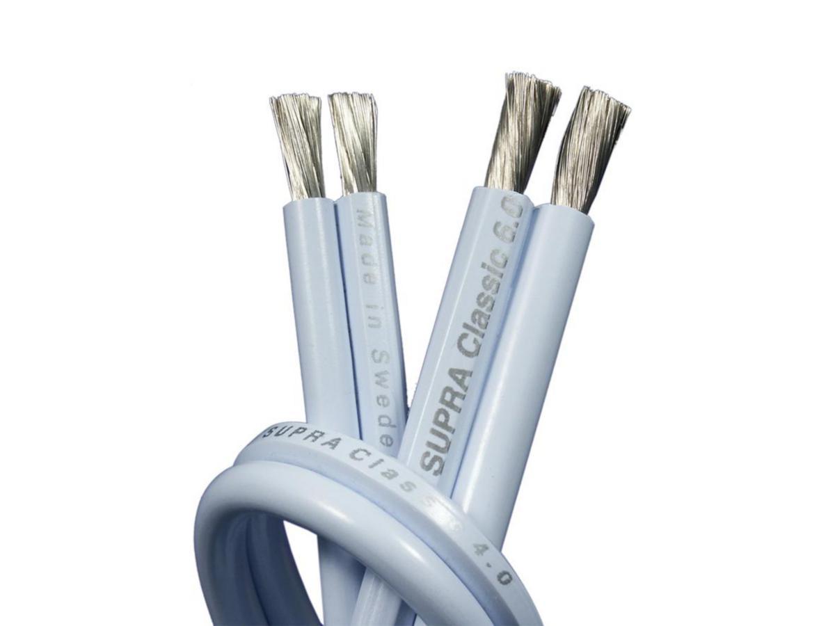 Högtalarkabel PVC SUPRA Classic, Jenving - HÖGT,KBL CLASSIC 2X4.0 BLÅT100 (3*)