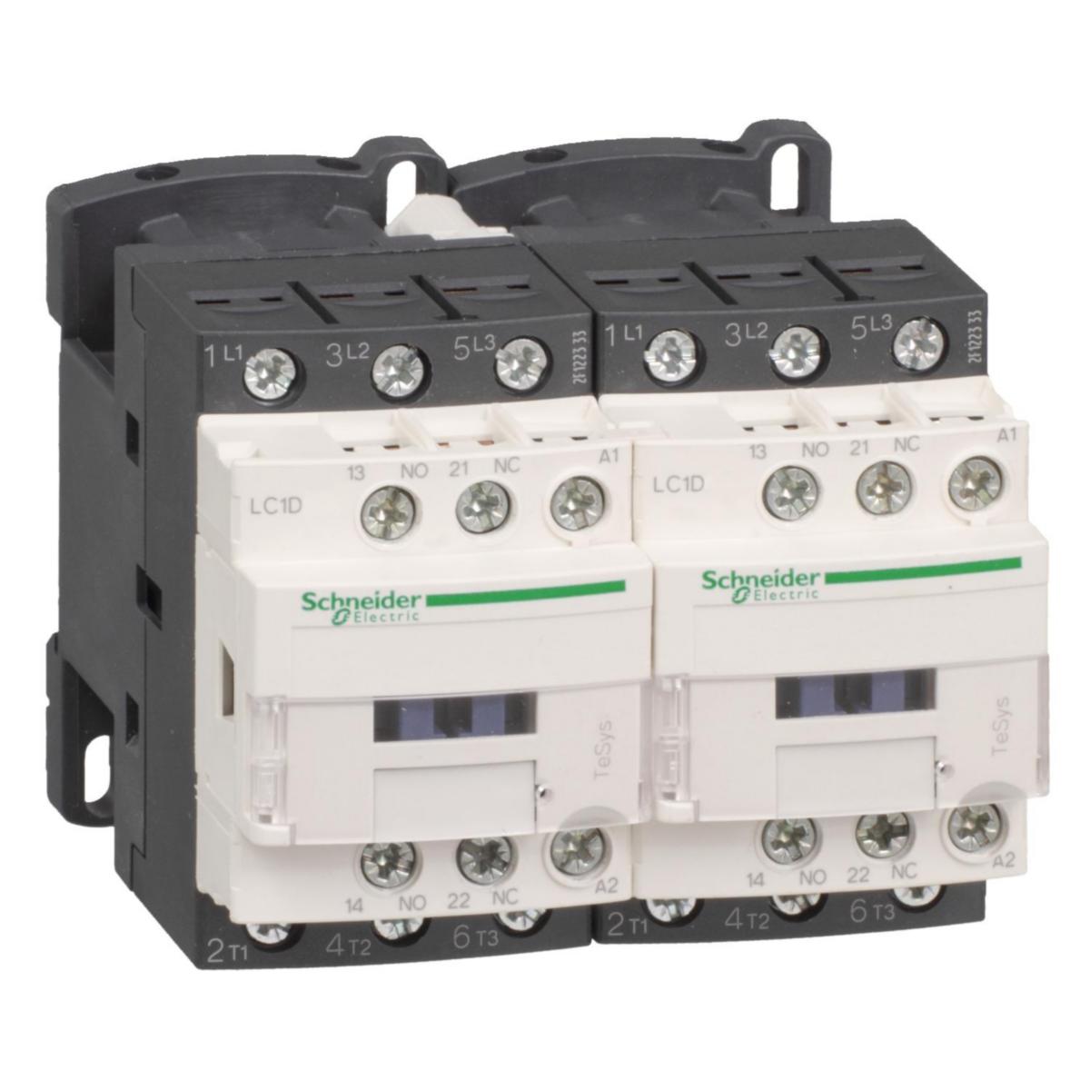 Fram/backkopplare 9-38 A, serie D likströmsmanövrerade - F/B-KOPPL.25A 11KW 24VDC LC2D25BD