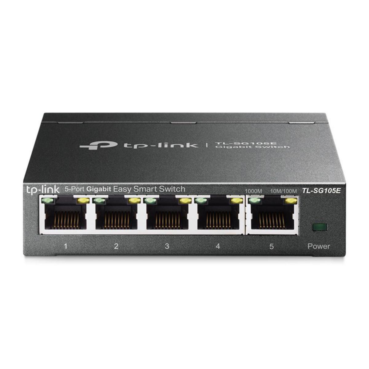 Switch 5-Port Gigabit, TL-SG105E - GigabitSwitch 5-p TL-SG105E