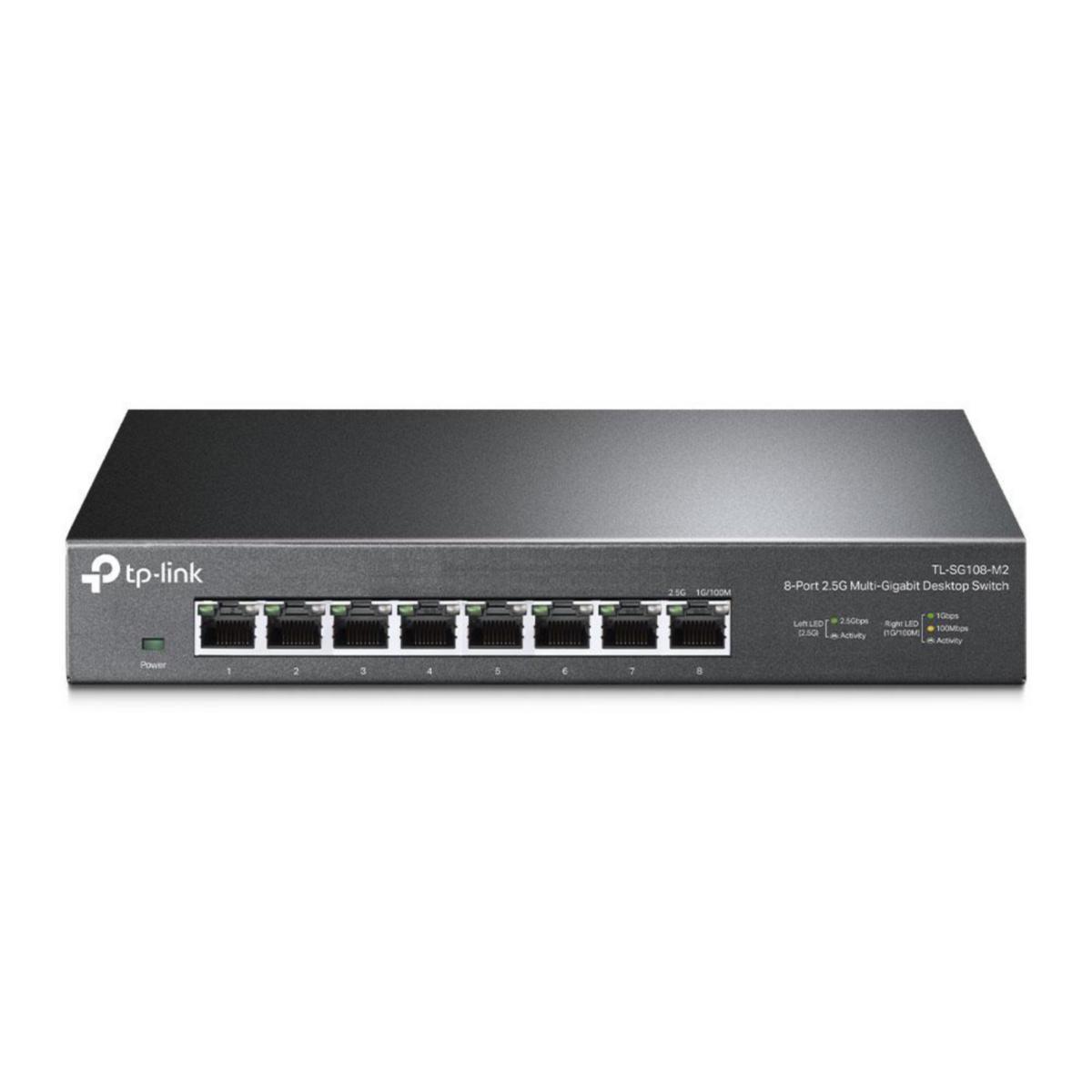 Switch 8-Port 2.5G Multi-Gigabit Desktop, TL-SG108-M2 - Switch Multi 2,5G Gigabit 8-p TL-SG108-M2