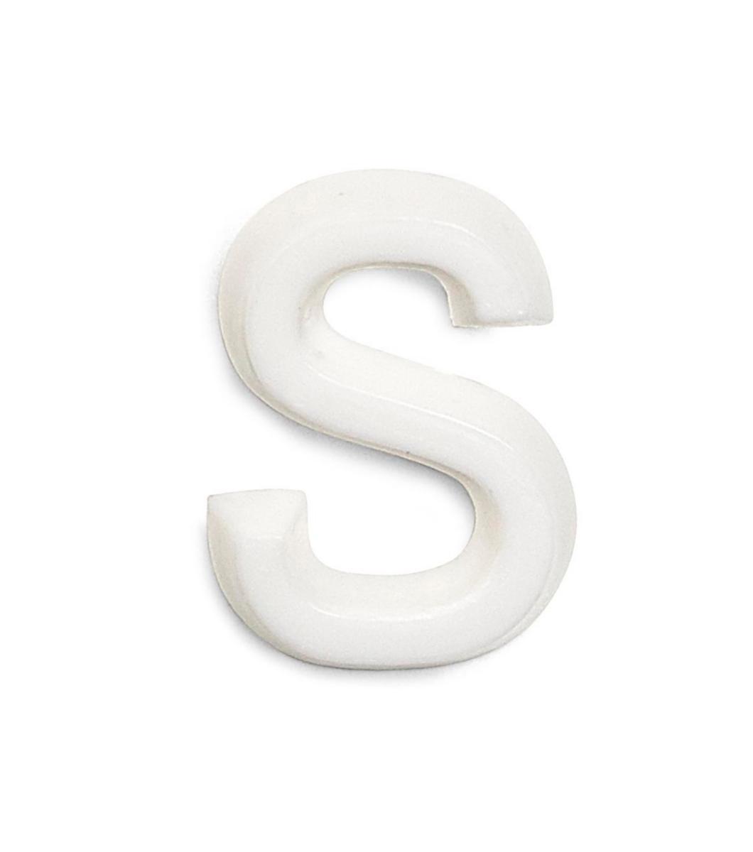 Letters IN PLASTIC 13MM - LETTERS 13 MM S