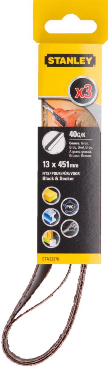 Sanding Belt Black & Decker K900 - SANDING BELT STANLEY STA33376 13 MM 40G. POWERFILE