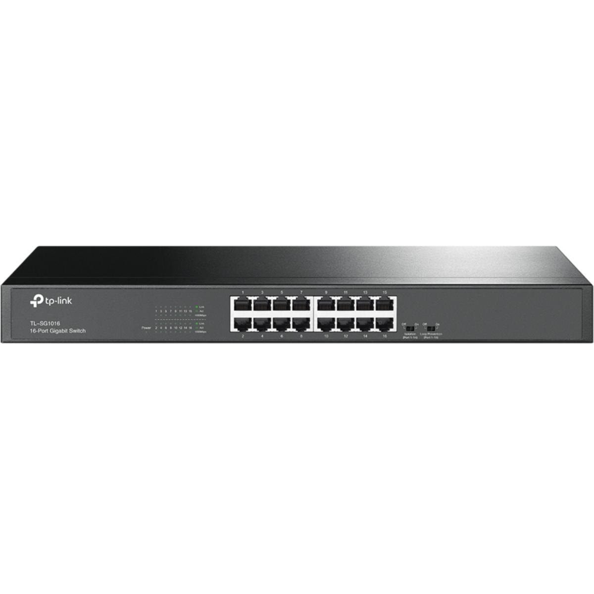 Switch 16-Port Gigabit, TL-SG1016 - GigabitSwitch 16-p 19" TL-SG1016
