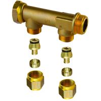 Distributor Aqua PLUS WTR PEX DR, 2 branch, Uponor