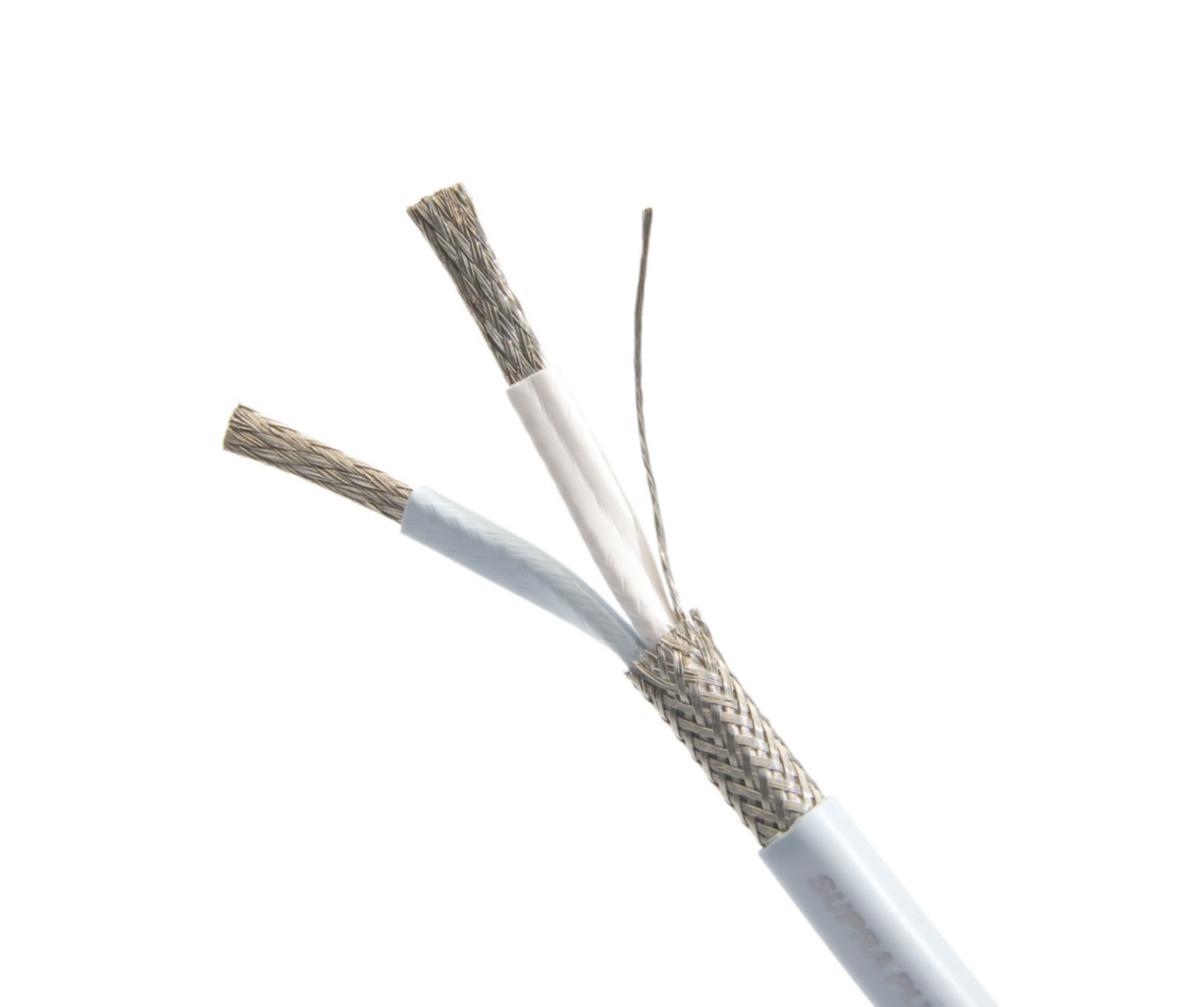 Högtalarkabel PVC SUPRA PLY skärmad, Jenving - HÖGT,KBL PLY 2X3.4S SKÄRM T100