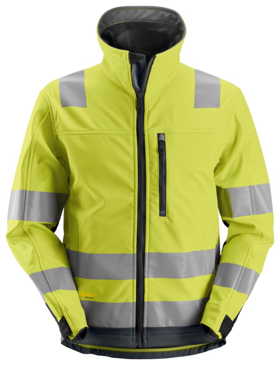Softshell jacket Snickers 1230 Allround - SOFTSHELL JACKET SNICKERS1230G HI-VIS KL3 ALLROUND SIZE XS