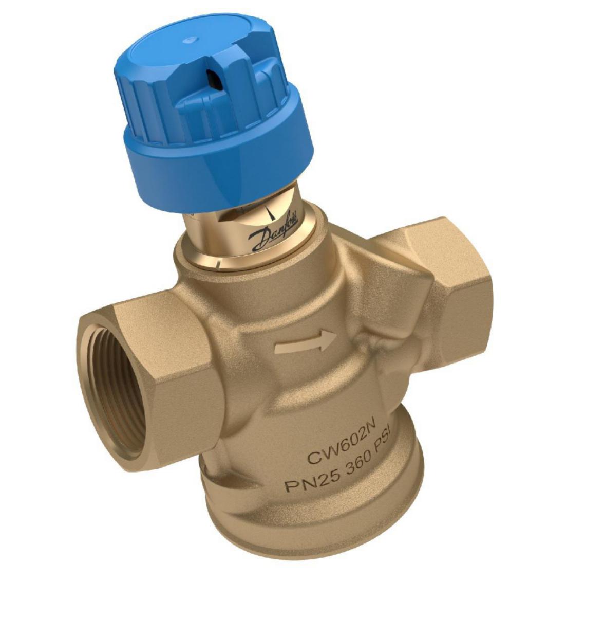 Styrventil, AB-QM 4.0, Danfoss - DN20 AB-QM 4.0 STYRVENTIL DANFOSS RP20 PN25 U MÄTNIPPLAR