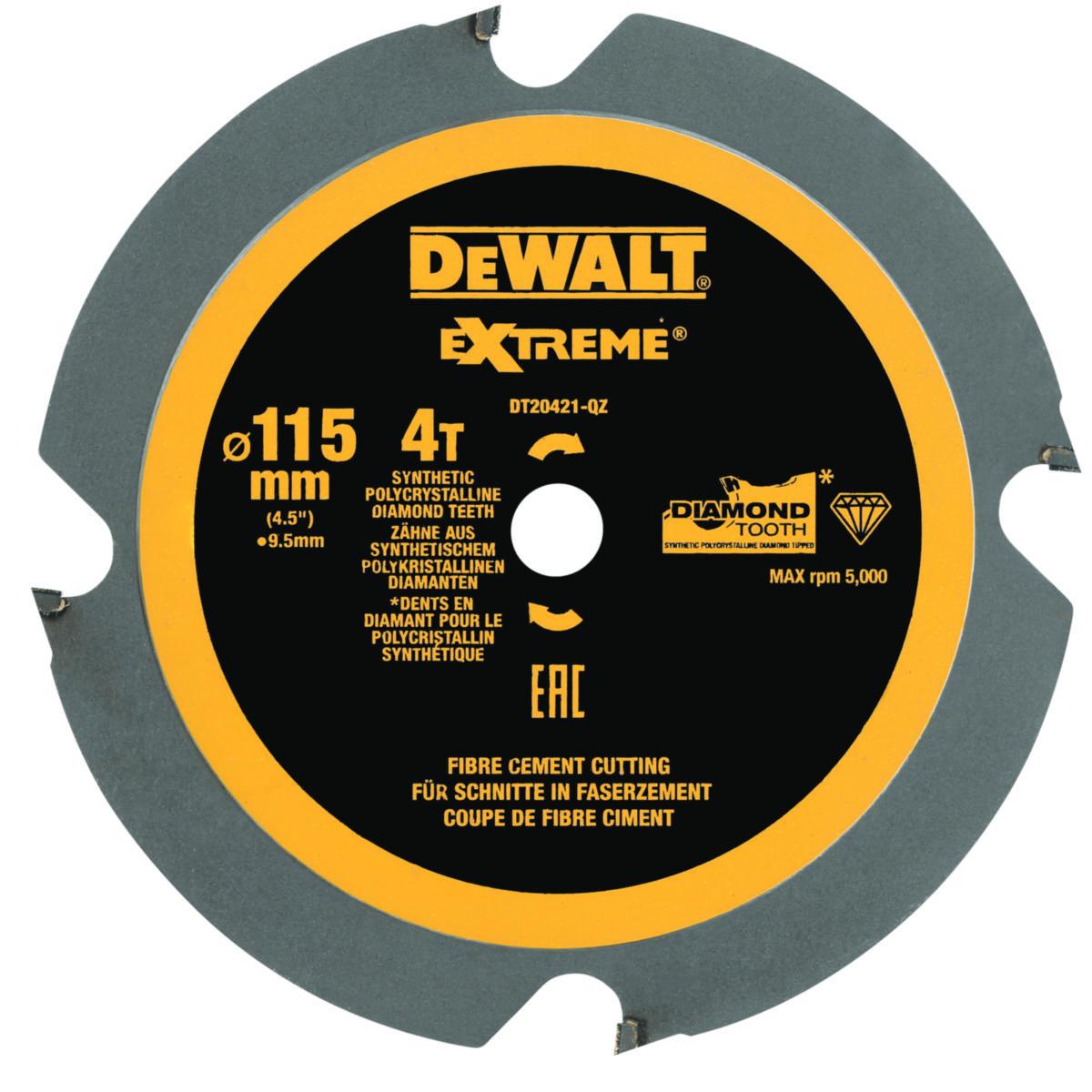 Cirkelsågklinga DEWALT DT20421 TCT - CIRKELSÅGKLINGA DEWALT DT20421 PCD 4T 115MM