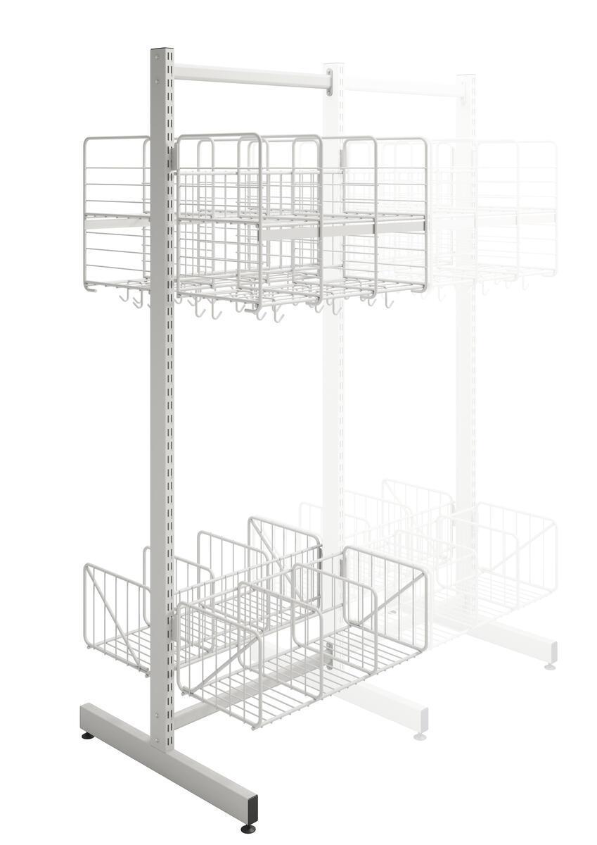 Påbyggnadsdel Wille 3-fack Fristående - PÅBYGGNAD WILLE 3-FACK 90 CM FRISTÅENDE GRÅ
