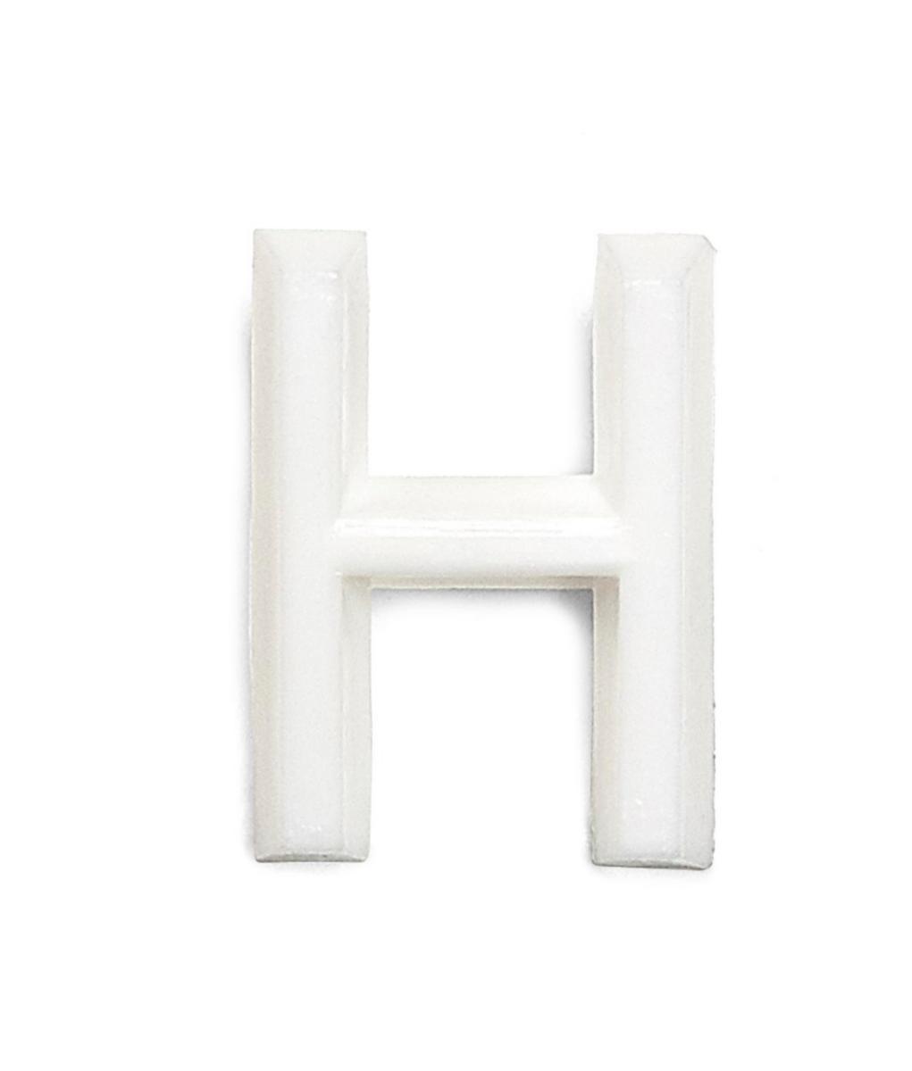 Bokstäver av plast 13 mm - BOKSTÄVER 13 MM H