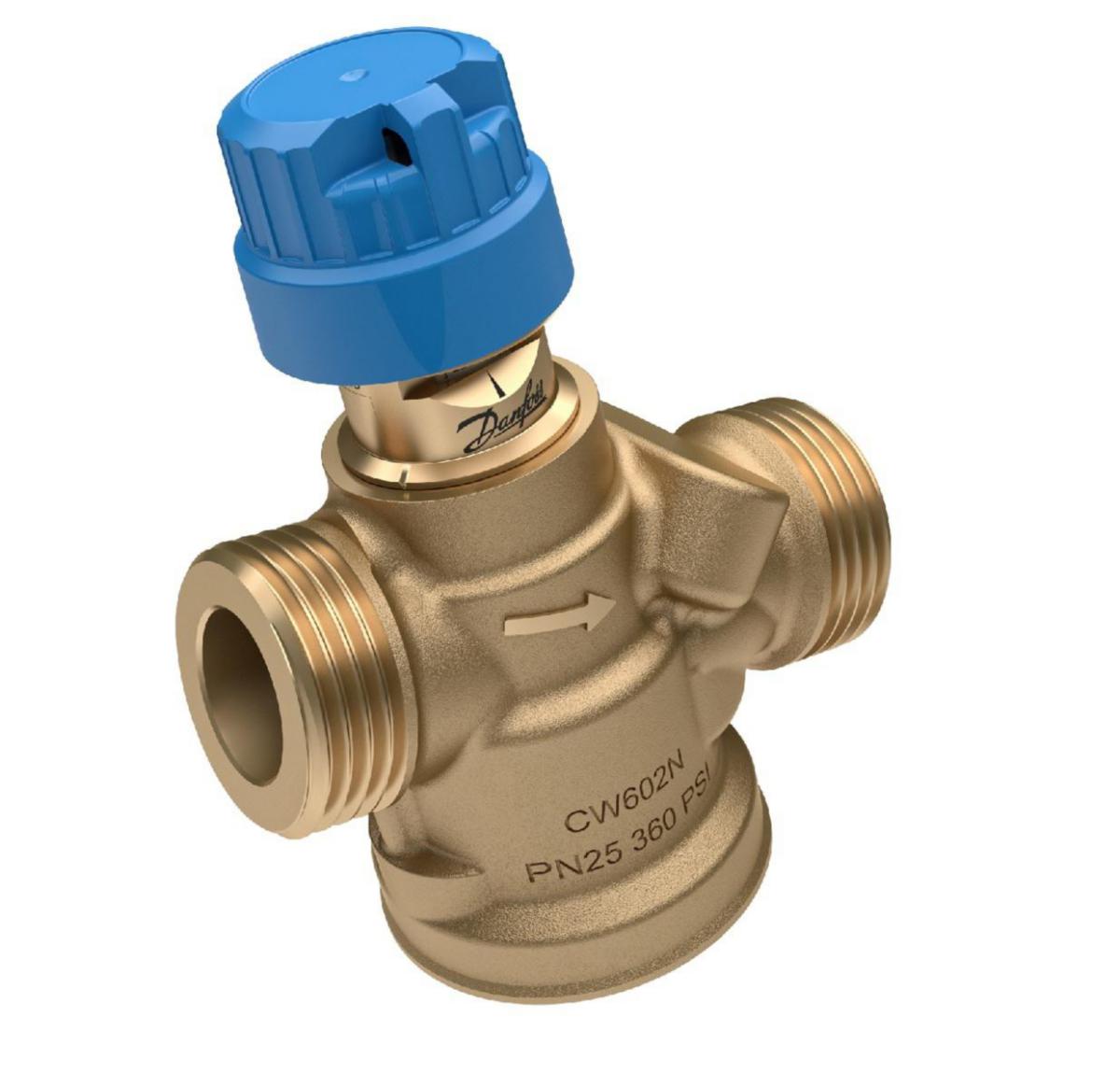 Styrventil, AB-QM 4.0, Danfoss - DN20 AB-QM 4.0 HF STYRVENTIL DANFOSS G25 PN25 U MÄTNIPPLAR