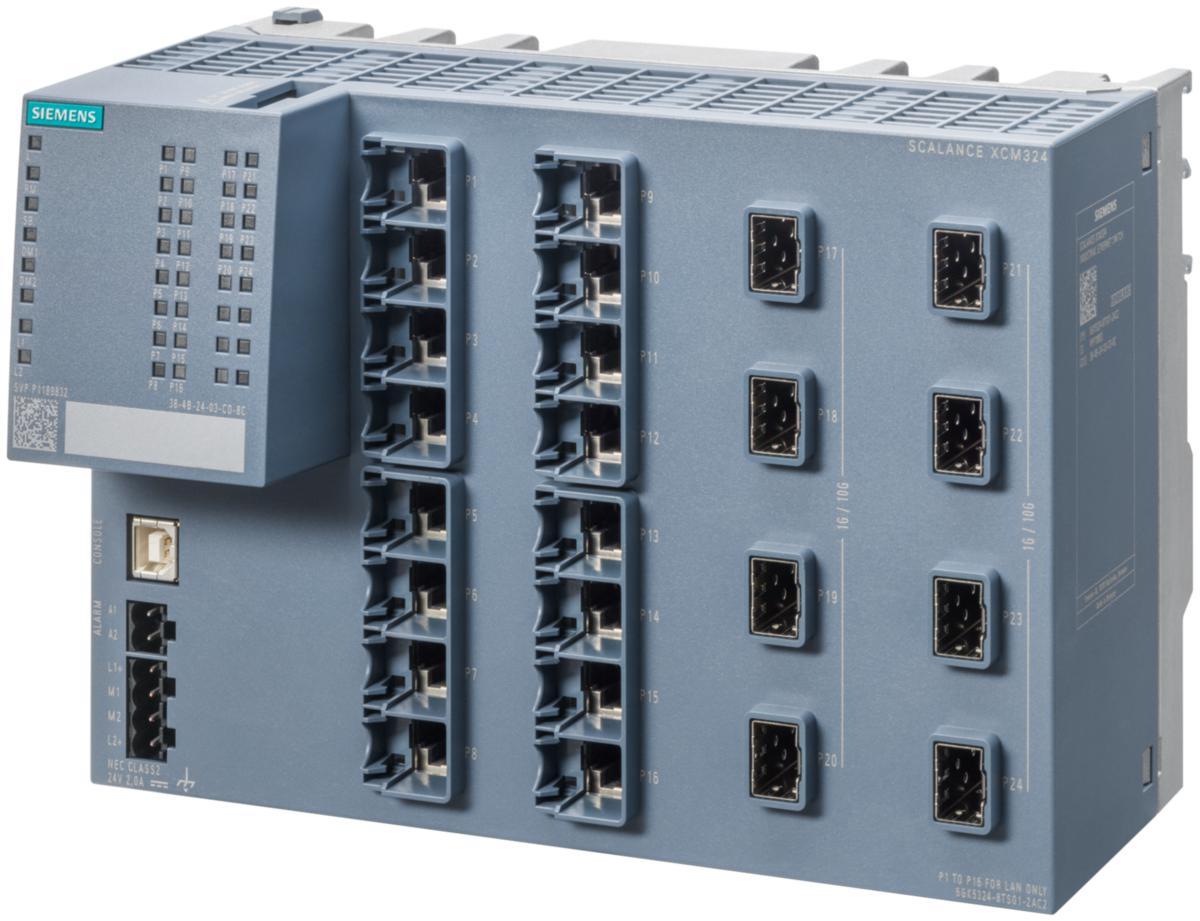 Nätverksswitch Scalance XCM324 - SWITCH XCM324 16XRJ45, 8X SFP 6GK5324-8TS01-2AC2