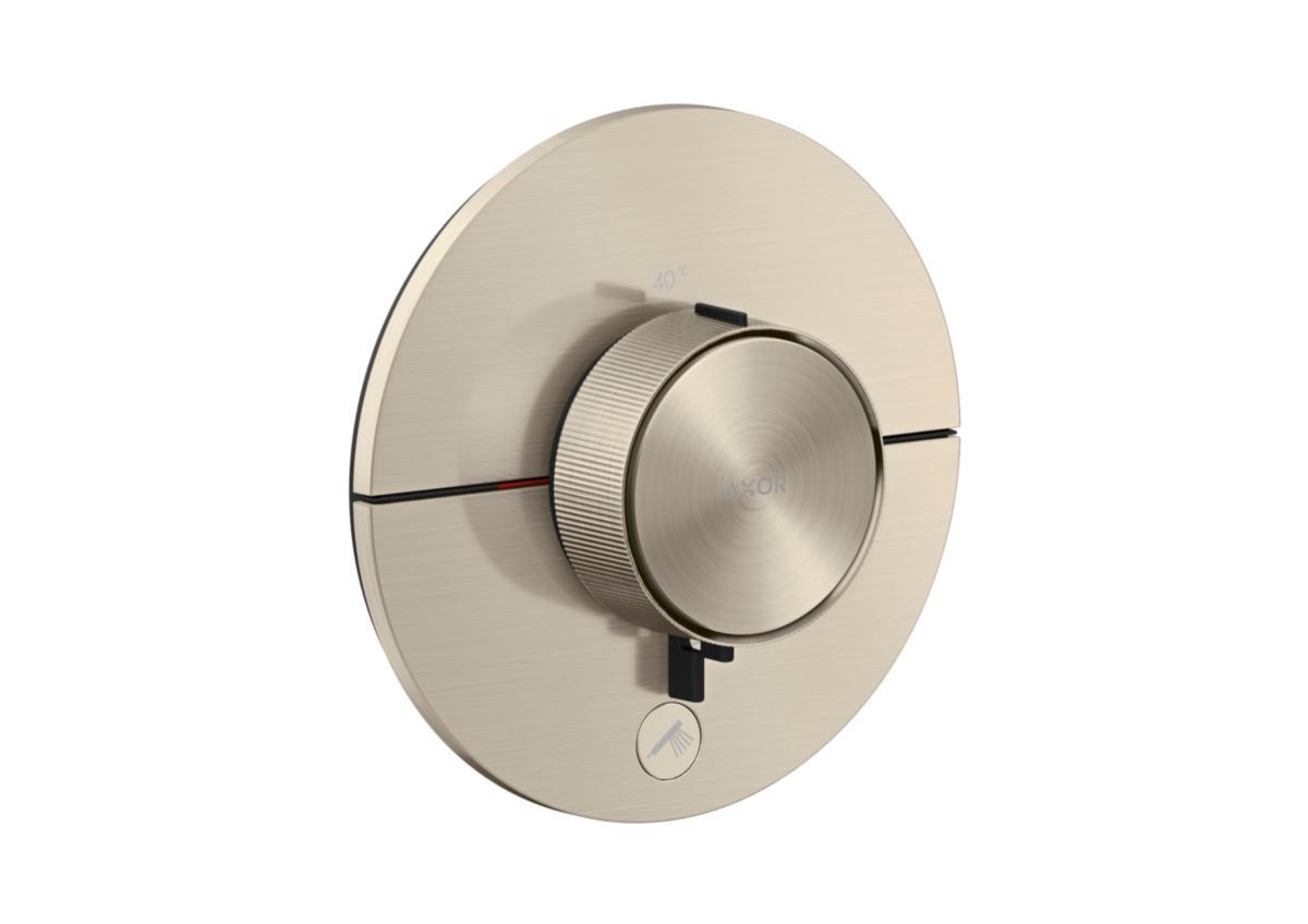 Inbyggnadsblandare AXOR ShowerSelect ID Round, Hansgrohe - HANSGROHE INBYGGNADSBL. AXOR SHOW.SEL ID ROUND BORST.NICKEL