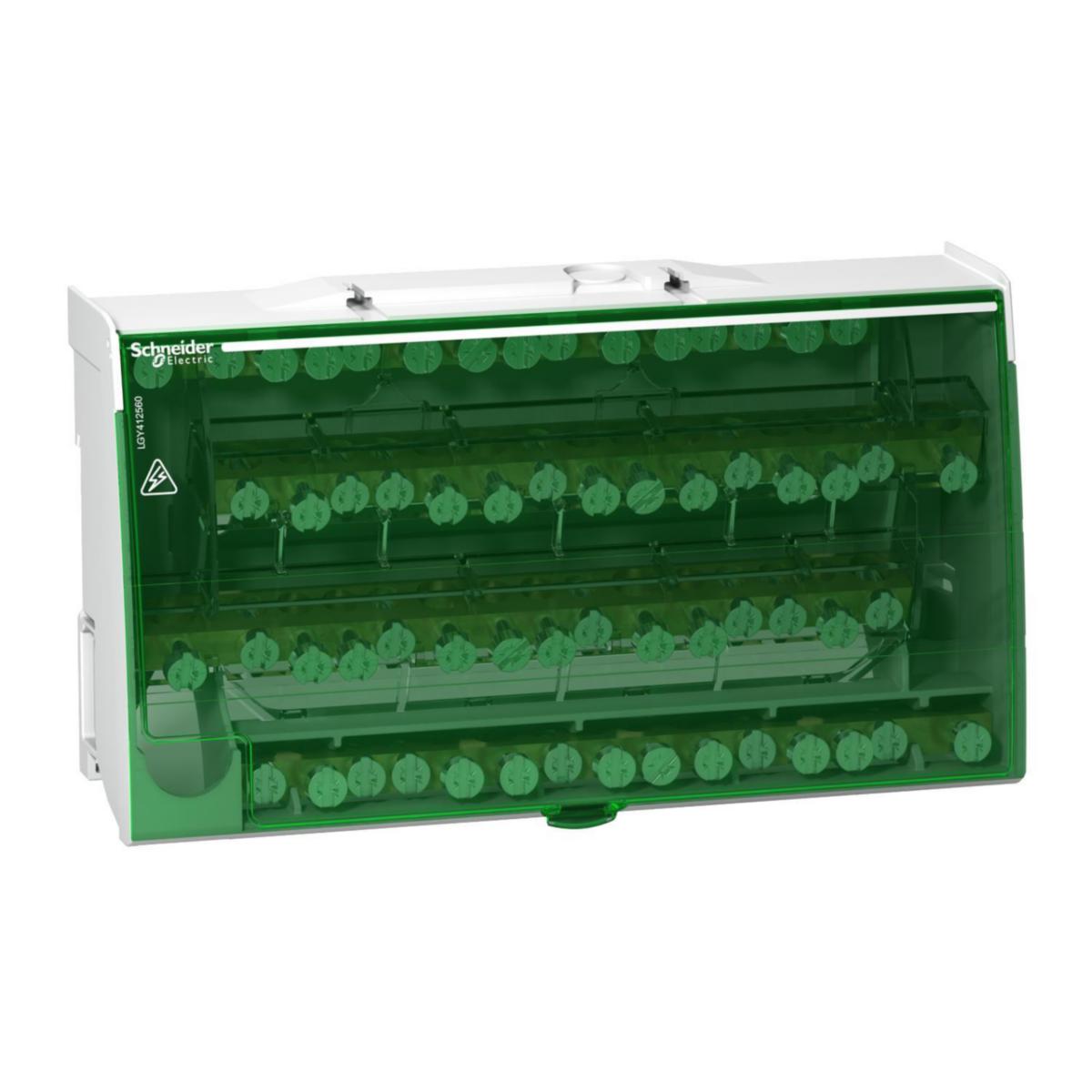 Distributionsblock LGY - DISTR BLOCK 4P 125A 4X15 ANSL LGY412560