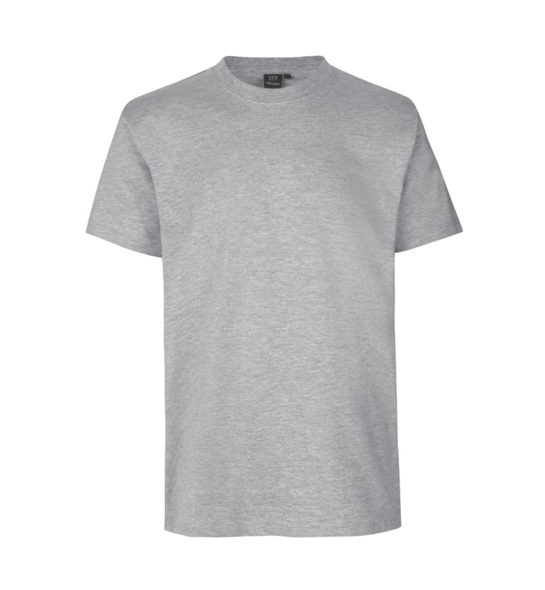 T-Shirt ID Identity 0300 Pro Wear - T-SHIRT ID 0300 PRO WEAR GRÅ MELANGE STL 5XL