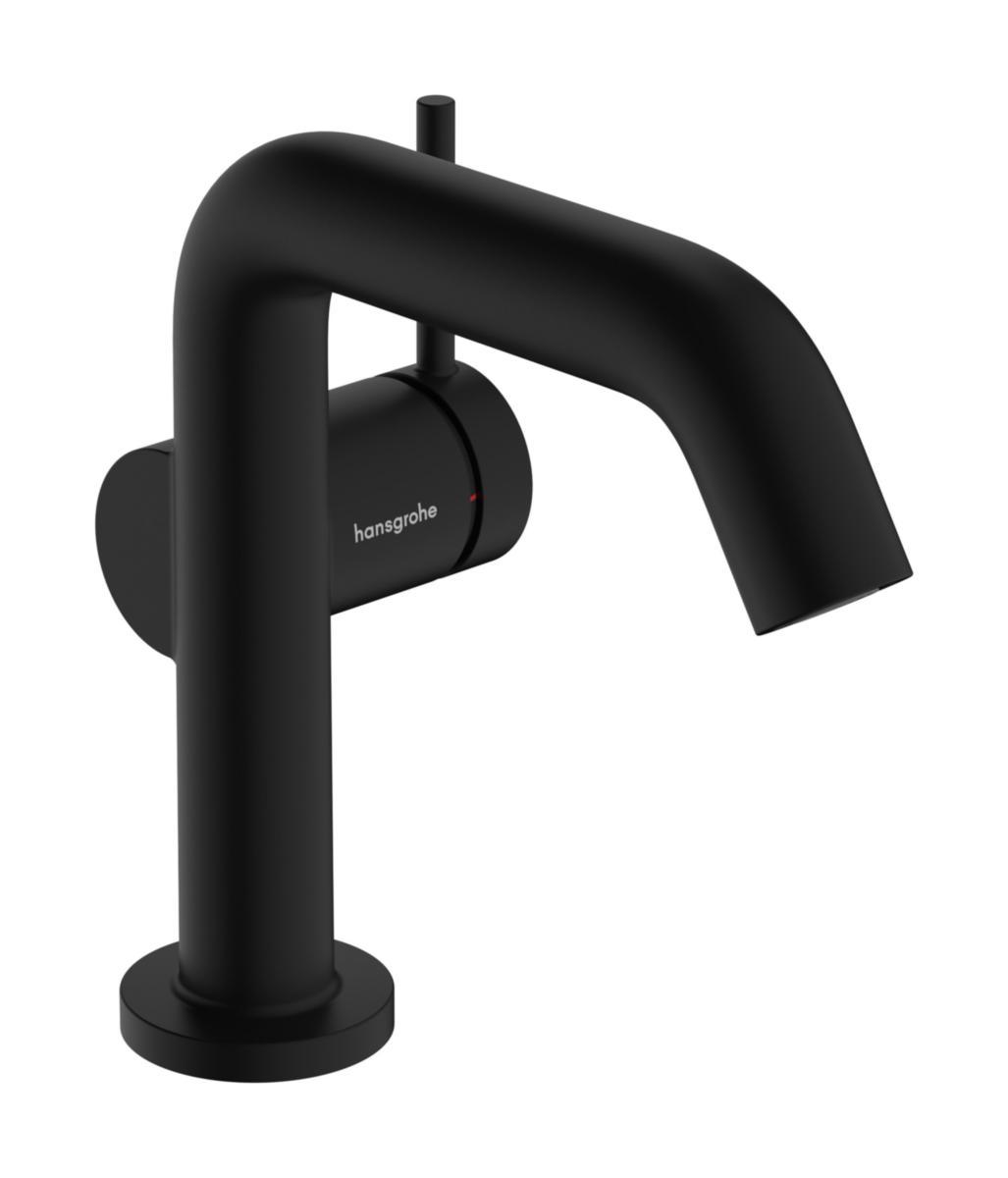 Tvättställsblandare Tecturis S 110 Fine med lyftventil, Hansgrohe - HANSGROHE TV.ST BL. TECTURIS S 110 FINE,KALLSTART, M.BV,MA.SV