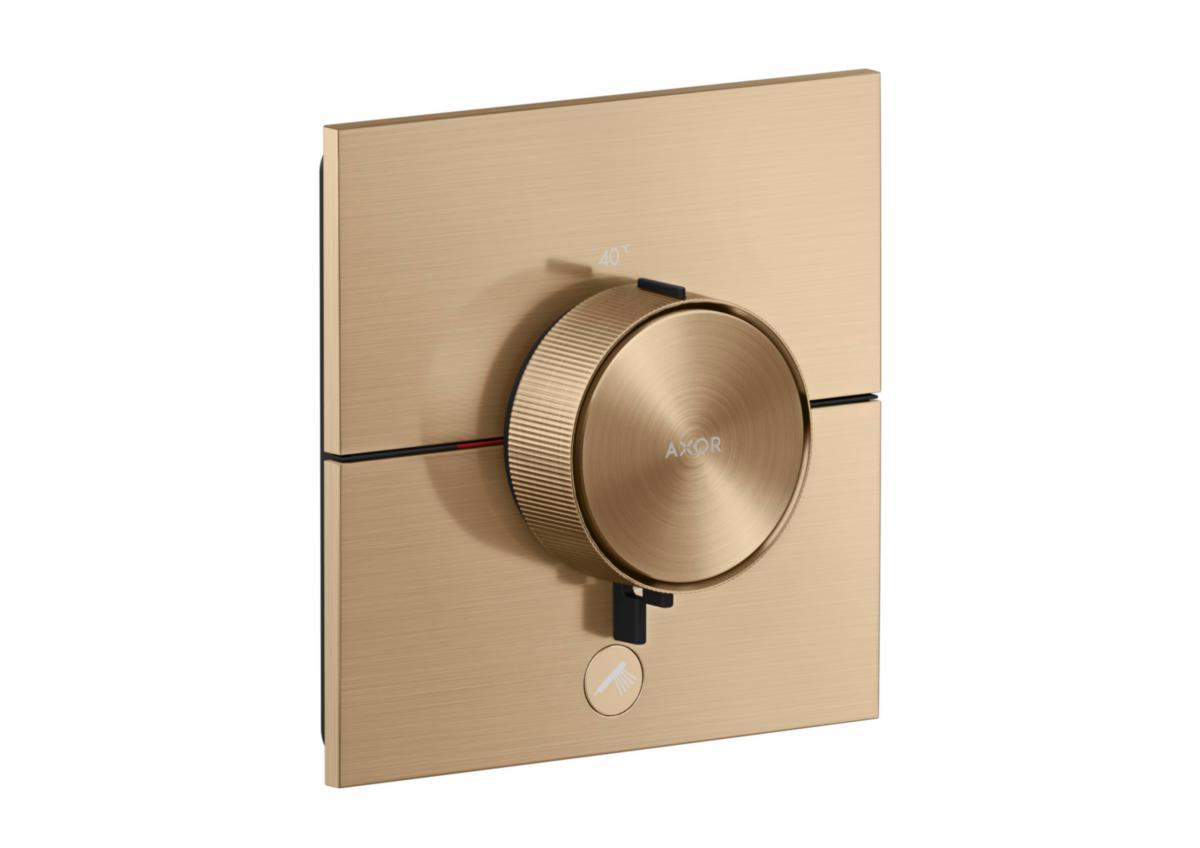 Inbyggnadsblandare AXOR ShowerSelect ID Square, Hansgrohe - HANSGROHE INBYGGNADSBL. AXOR SHOW.SEL ID SQUARE BORST.BRONS