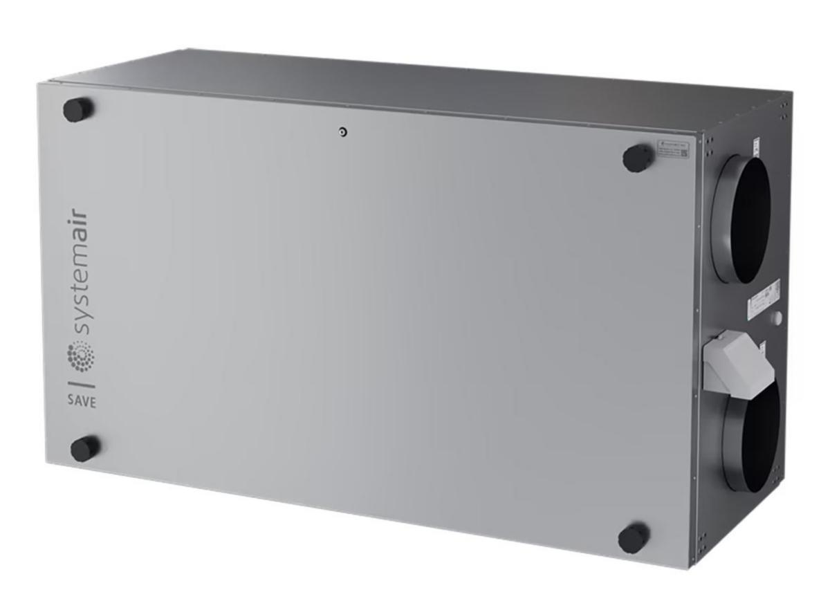 ÖÖ - AHU SAVE VSR 400 RIGHT/LEFT, SYSTEMAIR