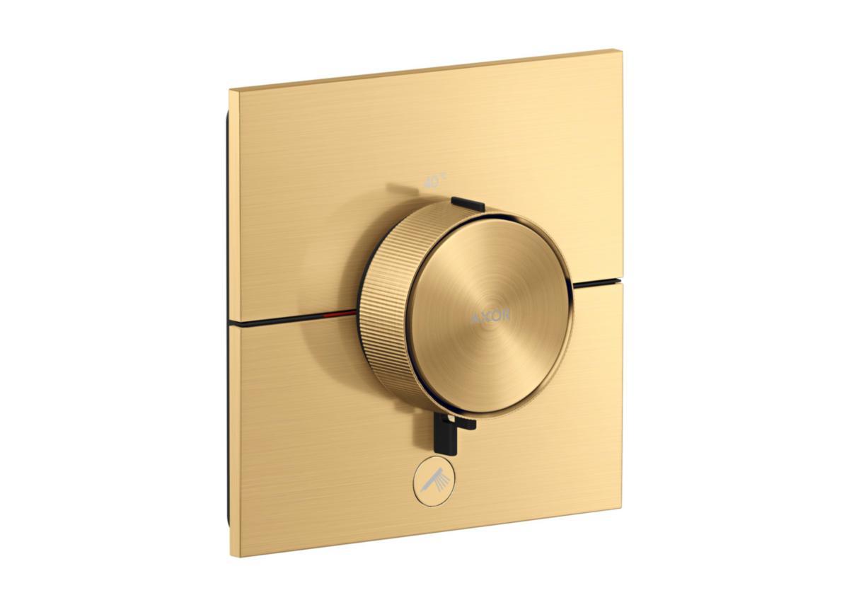 Inbyggnadsblandare AXOR ShowerSelect ID Square, Hansgrohe - HANSGROHE INBYGGNADSBL. AXOR SHOW.SEL ID SQUARE BO.GULD-OPT