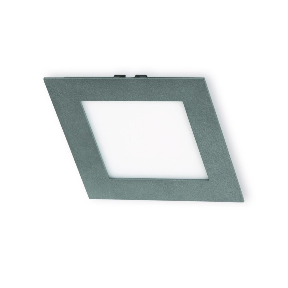 Interiörarmatur LED Velox Deco Fyrkantig - LED PANEL 14W DW GRÅ DALI FYRK ALSD168HNUED/DW