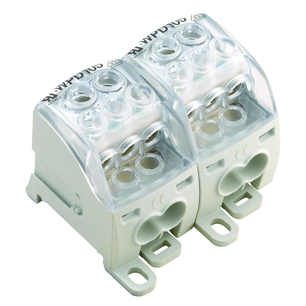 Fasfördelningsblock WPD X04-X09 - PLINT AL/CU2X35/4X25+6X16 2XG WPD205 2X35/4X25+6X16 2XG