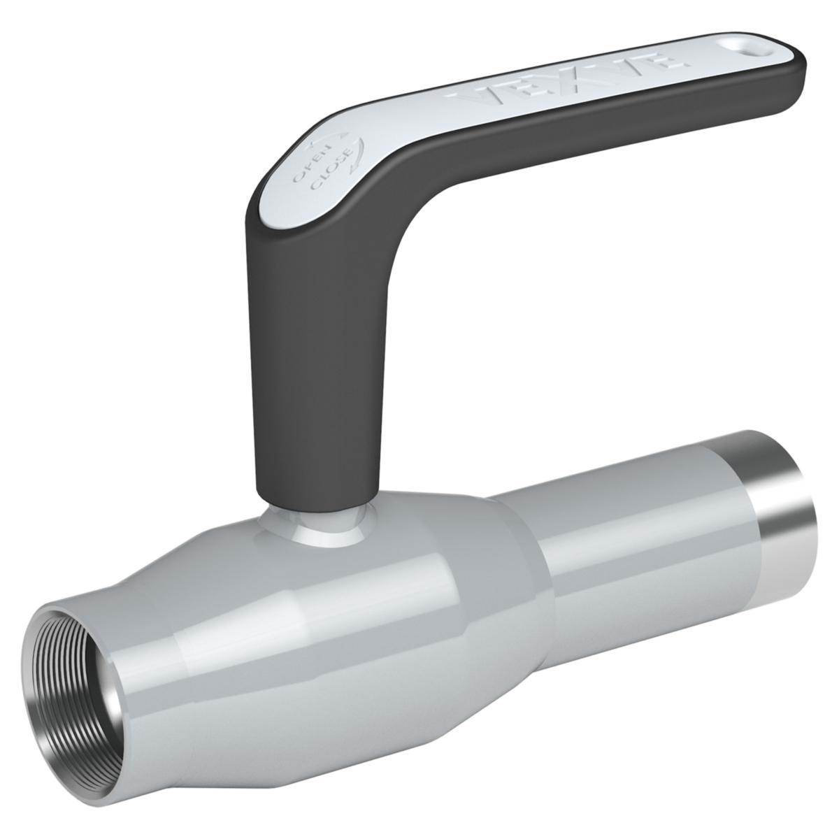 Fully welded ball valve, Vexve Series 231X, stainless steel, with weld end/internal thread, reduced flow design - STAINLESS STEEL BALL VALVE DN40 PN40 WELDED END/INNER THR