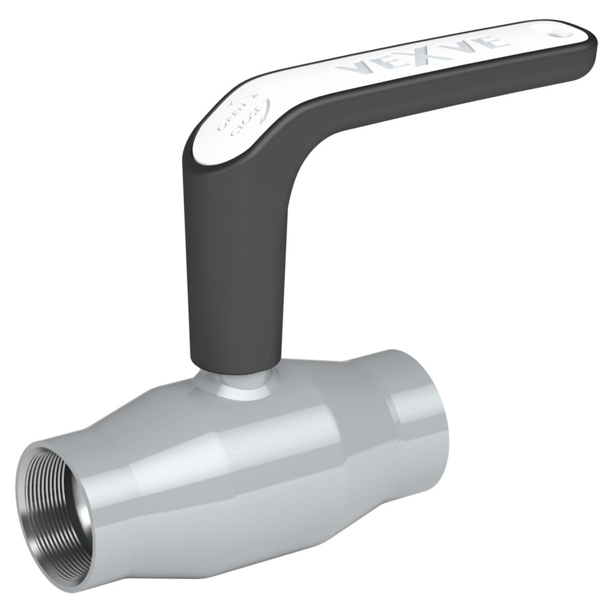 Fully welded ball valve, Vexve Series 232X, stainless steel, with internal thread, reduced flow design - STAINLESS STEEL BALL VALVE ND15 PN40 INNER THREAD/ INNER