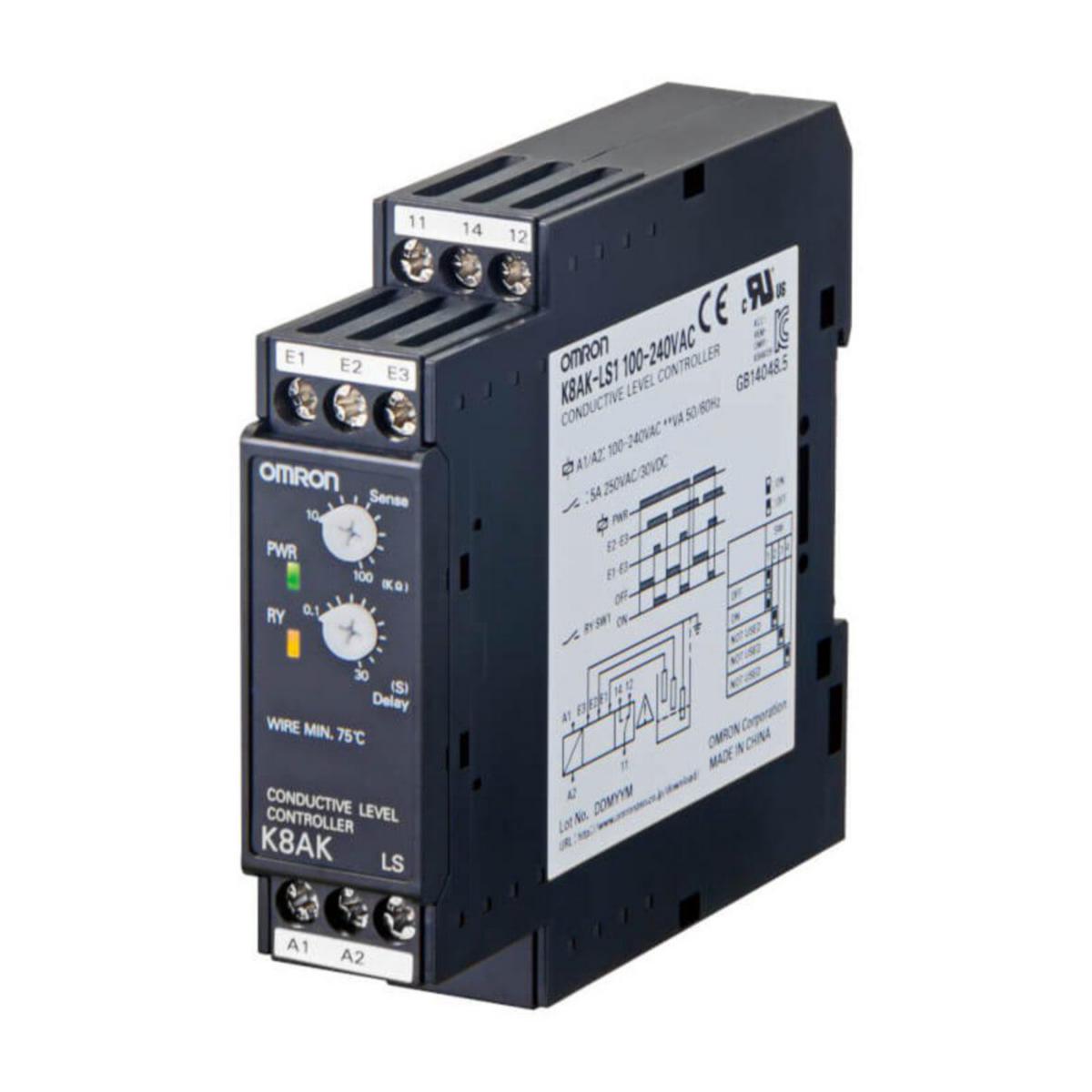 Nivårelä K8AK - NIVÅRELÄ 10-100KOHM 100-240AC K8AK-LS1 100-240VAC
