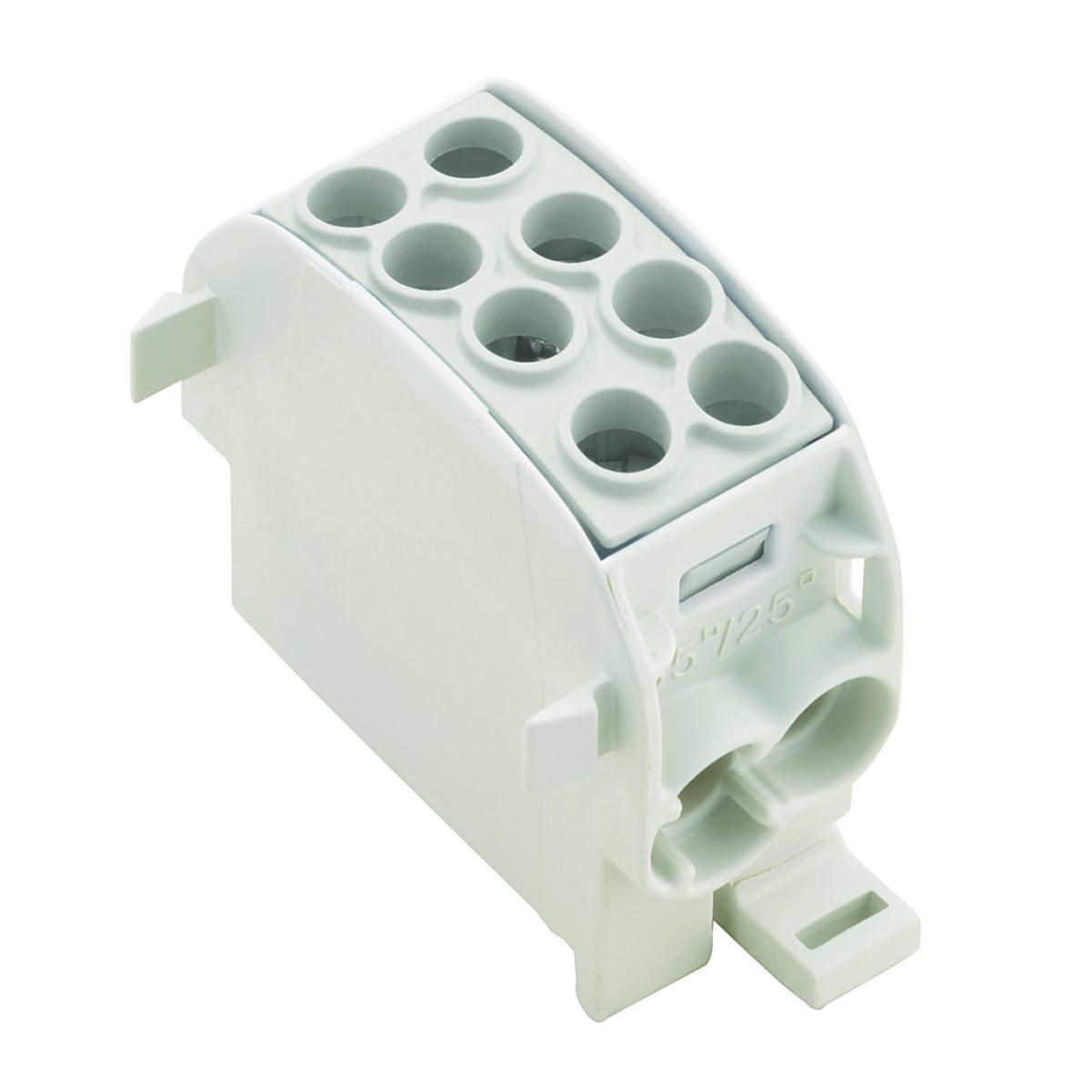 Fördelningsplint WPD X01-X03 - PLINT AL/CU 2X35/2X25 GRÅ WPD 102 2X35/2X25 GY