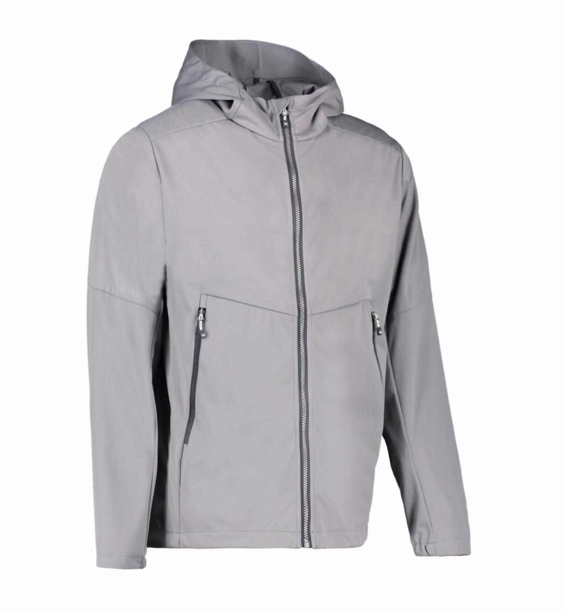 Jacka soft shell 0836 id grå-5xl - softshelljacka id iden...