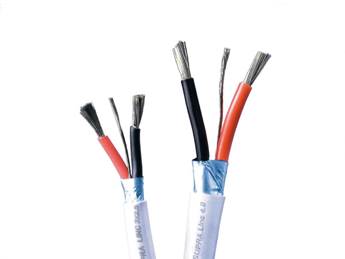 Högtalarkabel LINC Blue, Jenving - HÖGT.KABEL SKÄRM 2X2.5 BL B100 FLAMSKYDDAD OCH HALOGENFRI