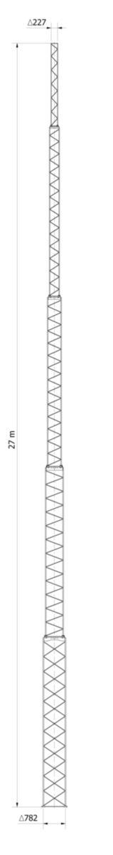 Fackverksmast COMPACT - FACKVERKSMAST COMPACT 27/782 TCL100270782