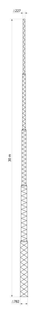 Fackverksmast COMPACT - FACKVERKSMAST COMPACT 30/782 TCL100300782