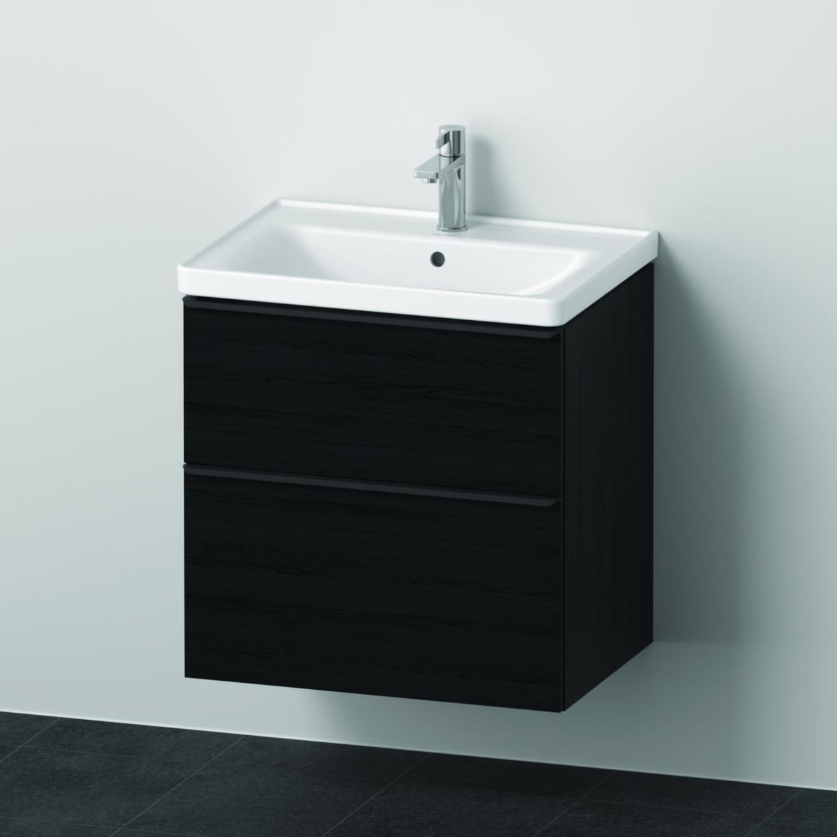 Kommodpaket D-Neo lådor, Duravit - DURAVIT KOMMODPAKET D-NEO 65X48, SVART EK, 2 LÅDOR