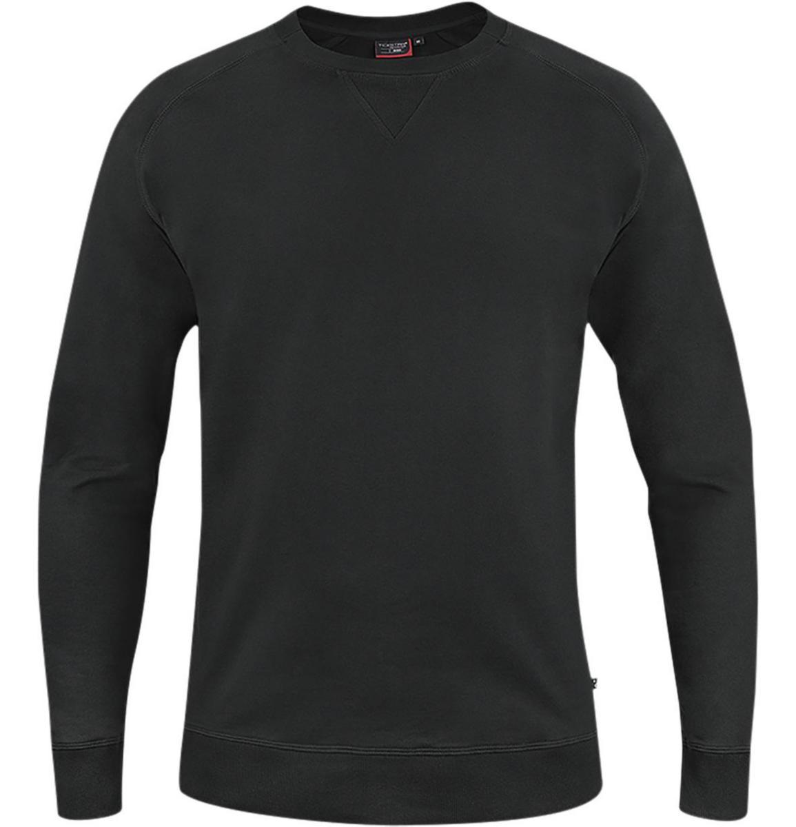 Tröja Texstar SW17 - TRÖJA TEXSTAR SW17 CREW NECK RUNDHALS SVART STL L