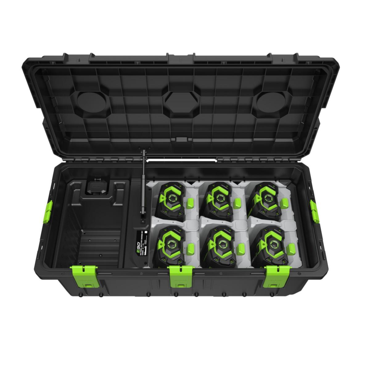 Laddningsbox EGO - LADDNINGSBOX EGO 6 BATTERIER MOBIL TROLLEYBOX UN3480-CERTI.