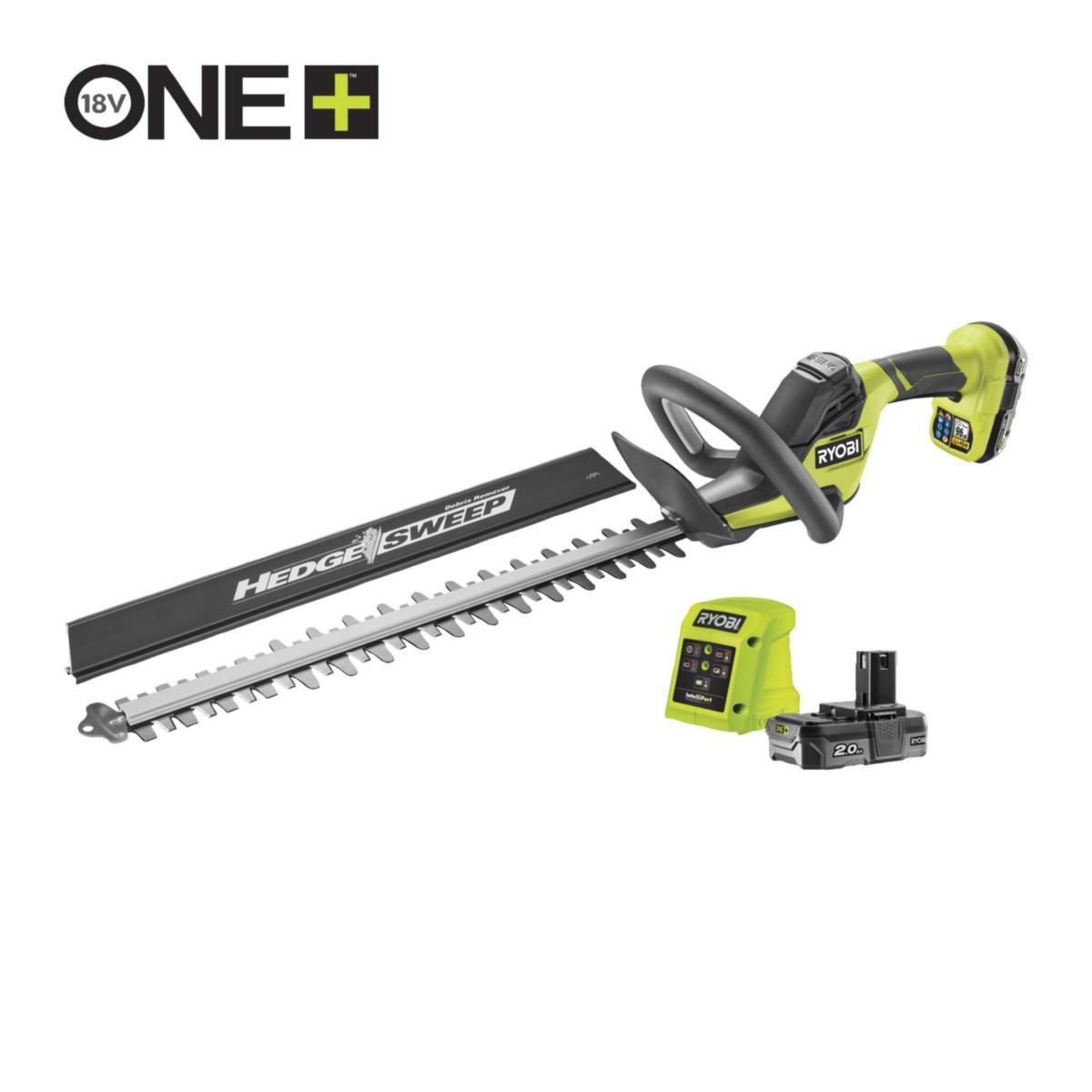 Hedge Trimmer RYOBI RY18HT50A-120 - HEDGE TRIMMER RYOBI ONE+ RY18HT50A-120 18V 1x2,0Ah