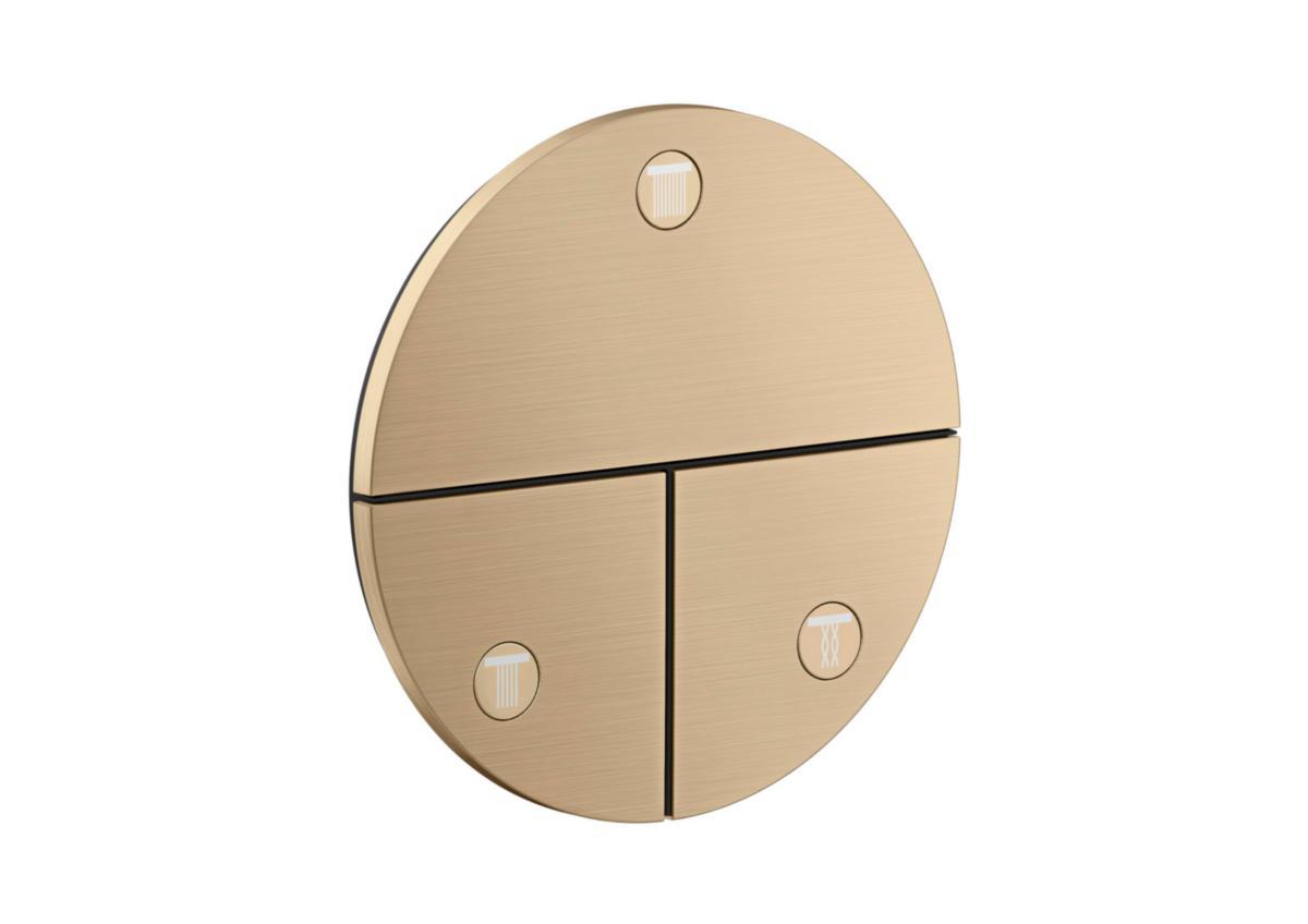 Avstängningsventil Axor ShowerSelect ID Round, Hansgrohe - HANSGROHE AVSTÄNGN.VENTIL AXOR SHOW.SEL ID ROUND BORST.BRONS