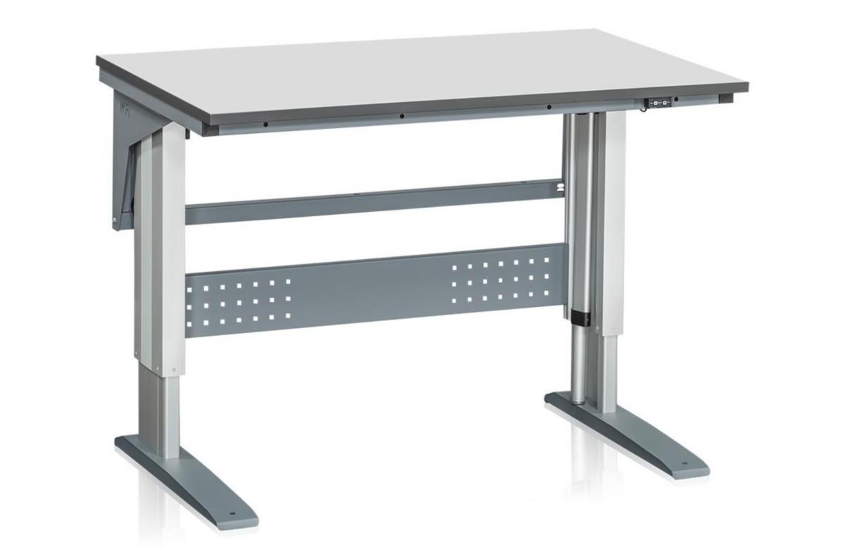 Bordsstativ WFI W 375 grå laminat - ARBETSBORD WFI W 375 1200X600 MM GRÅ LAMINAT