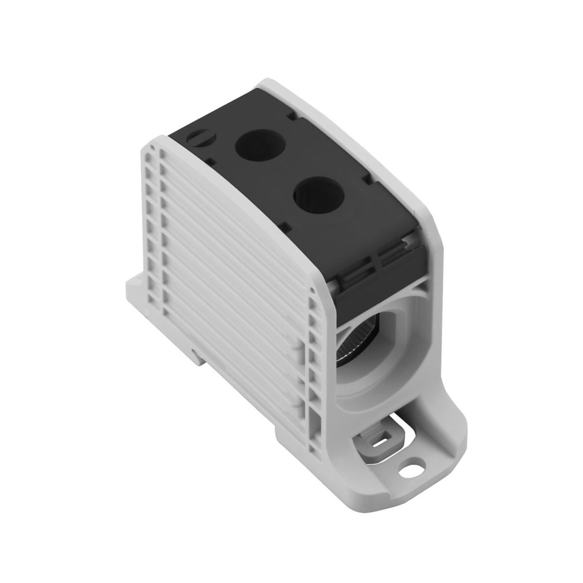 Fördelningsplint WPD X30-X33 - PLINT AL/CU 1X185 SVART WPD 132 1X185/1X185 BK