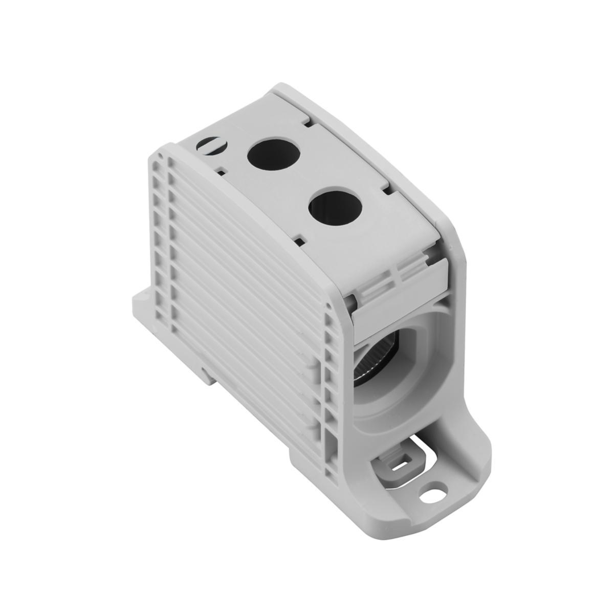 Fördelningsplint WPD X30-X33 - PLINT AL/CU 1X185 GRÅ WPD 132 1X185/1X185 GY