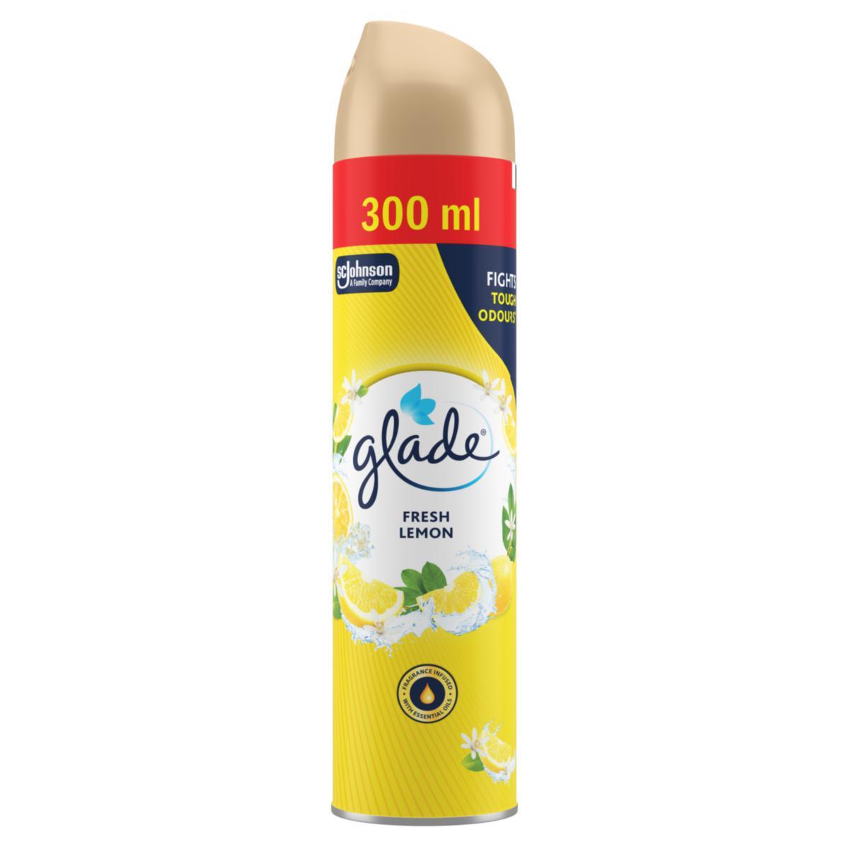 Luktförbättrare Glade - LUKTFÖRBÄTTRARE GLADE FRESH LEMON 300ML AEROSOL