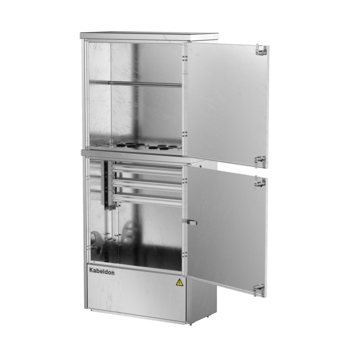 Kapsling SDCM, skåp med skensystem, 400A - MÄTARKABELSKÅP SDCM 448