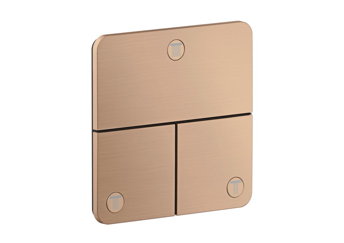Avstängningsventil Axor ShowerSelect ID Soft SQ, Hansgrohe - HANSGROHE AVSTÄNGN.VENTIL AXOR SHOW.SEL ID SOFT SQ BO.RÖDGULD