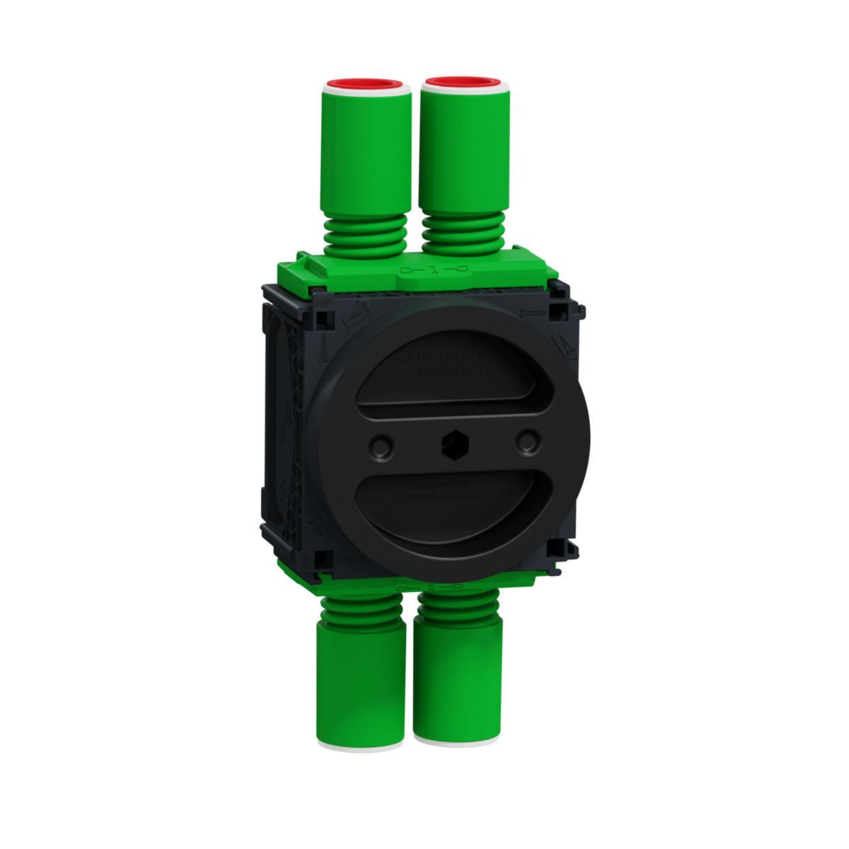 Device box Multifix with fire protection plate - APP.BOX 1M 13-26 MM.4 ST. FIRE IMT80260