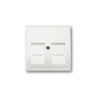 Centrumplatta Impressivo 2xRJ45